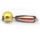 Мормышка вольфрамовая Владимирская Гвоздик с латунным Шариком медь 13 мм 0.5 г