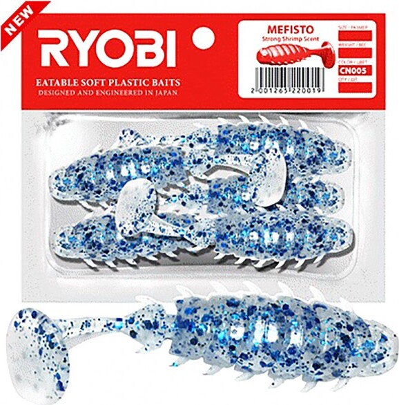 картинка Риппер Ryobi Mefisto 6см 3.4г 5шт CN005 (Blue Boy) от магазина Одежда+