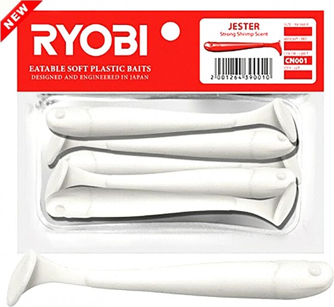 картинка Риппер Ryobi Jester 5.1см 8шт CN001 (White Night) от магазина Одежда+