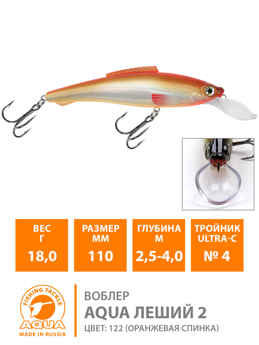 Воблер AQUA ЛЕШИЙ-2