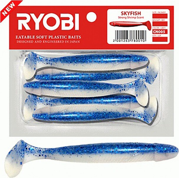 картинка Риппер Ryobi Skyfish 3шт 10.9см 10г CN005 (Blue Boy) от магазина Одежда+