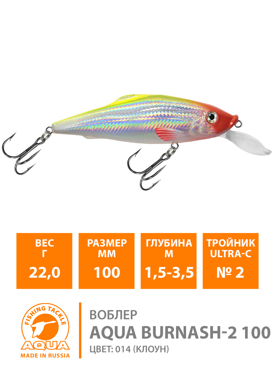 Воблер AQUA BURNASH-2