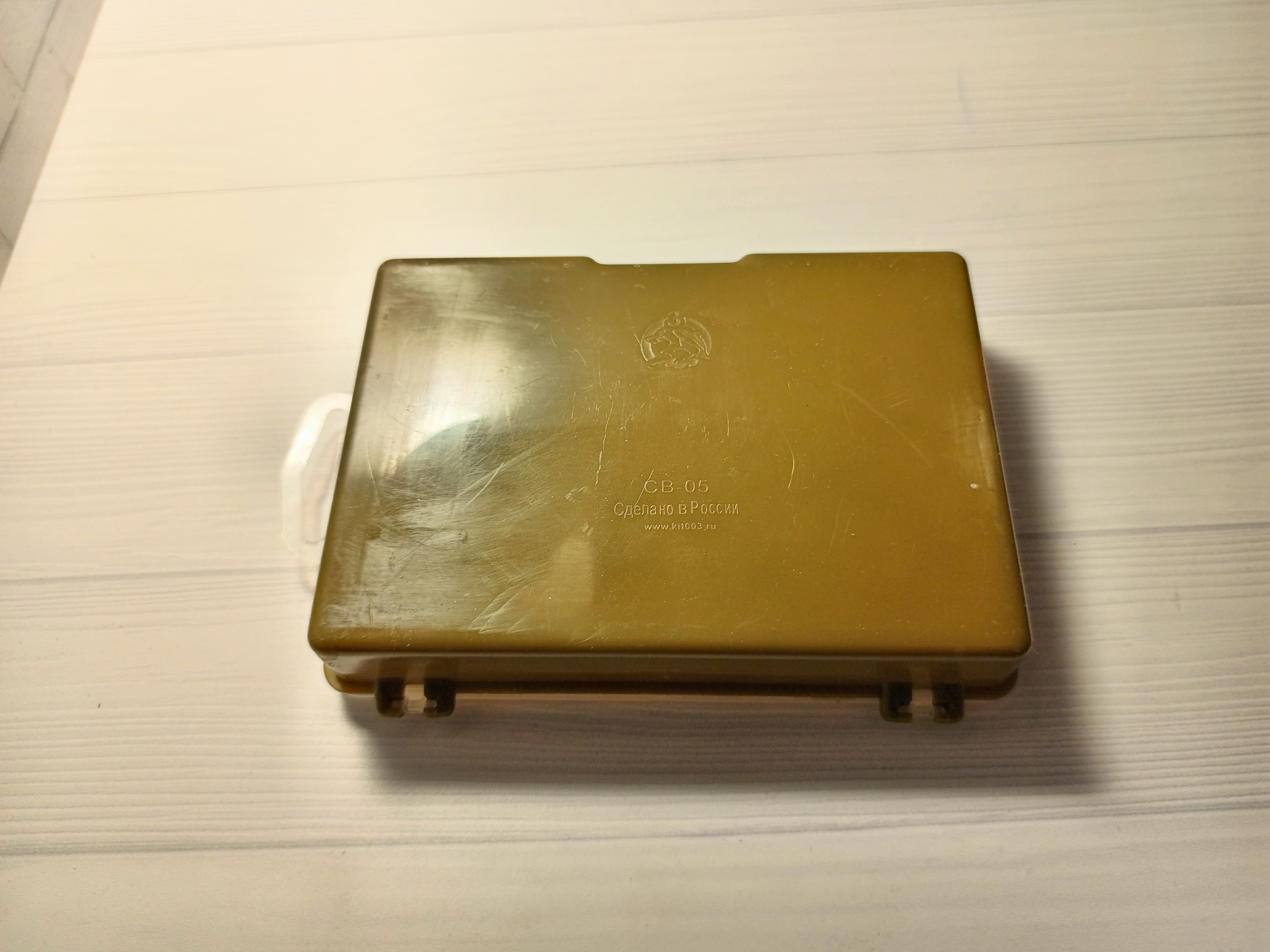 Коробочка СВ-05 зимняя с изолоном (1 отделение) (150*100*26мм) для блесен и мормышек