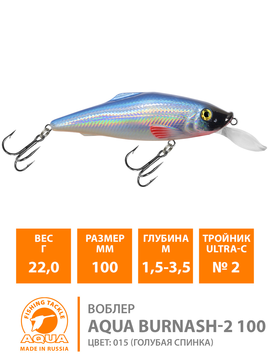 Воблер AQUA BURNASH-2