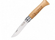Нож Opinel Engraved "Кабан", дуб