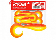 Риппер-твистер Ryobi Fantail 5шт 6.2см 2г CN008 (jungle cock)