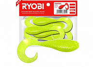 Риппер-твистер Ryobi Fantail 5шт 6.2см 2г CN002 (moon light)