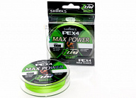 Плетенный шнур SHARKS MAX POWER PE x4 0,22мм салатовый