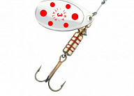 Блесна ilba Tondo Silver/red №3