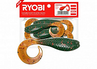 Риппер-твистер Ryobi Fantail 8шт 5.1см 1.2г CN003 (old whiskey)