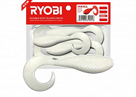 Риппер-твистер Ryobi Fantail 5шт 6.2см 2г CN001 (white night)