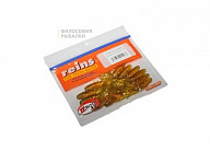 Съедобный силиконовый рачок Reins Ring Shrimp 2 Цв. 430-Motor Oil Gold FLK